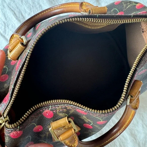 Louis Vuitton Vintage Cerises Cherry Speedy 25 - Picture 8 of 9